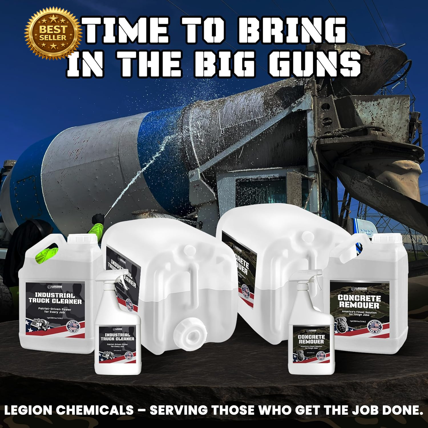 Heavy Concrete Remover – Dried Concrete & Cement Dissolver (Non-Corrosive, Biode