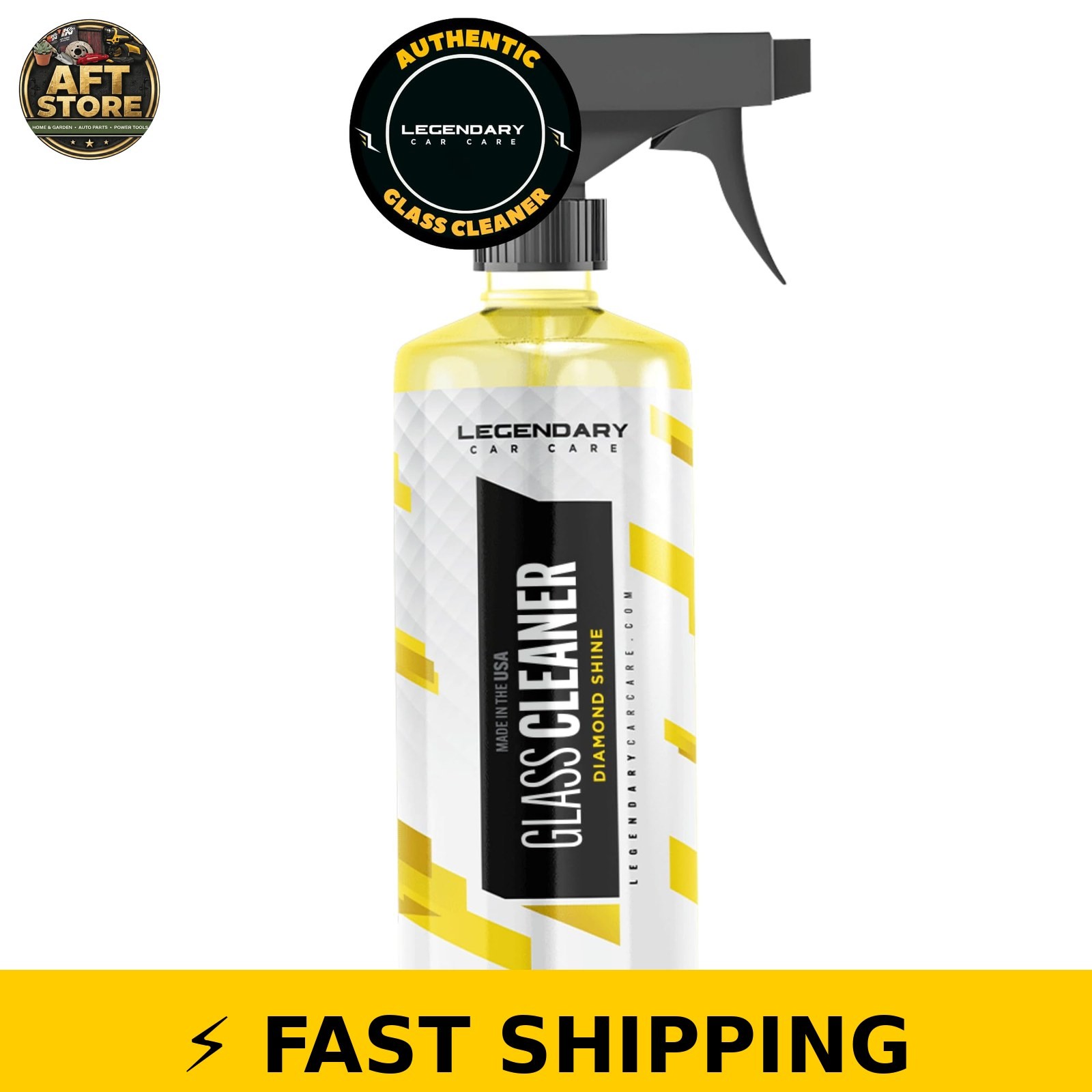 Legendary Glass Cleaner 16oz – Ammonia-Free, Streak-Free
