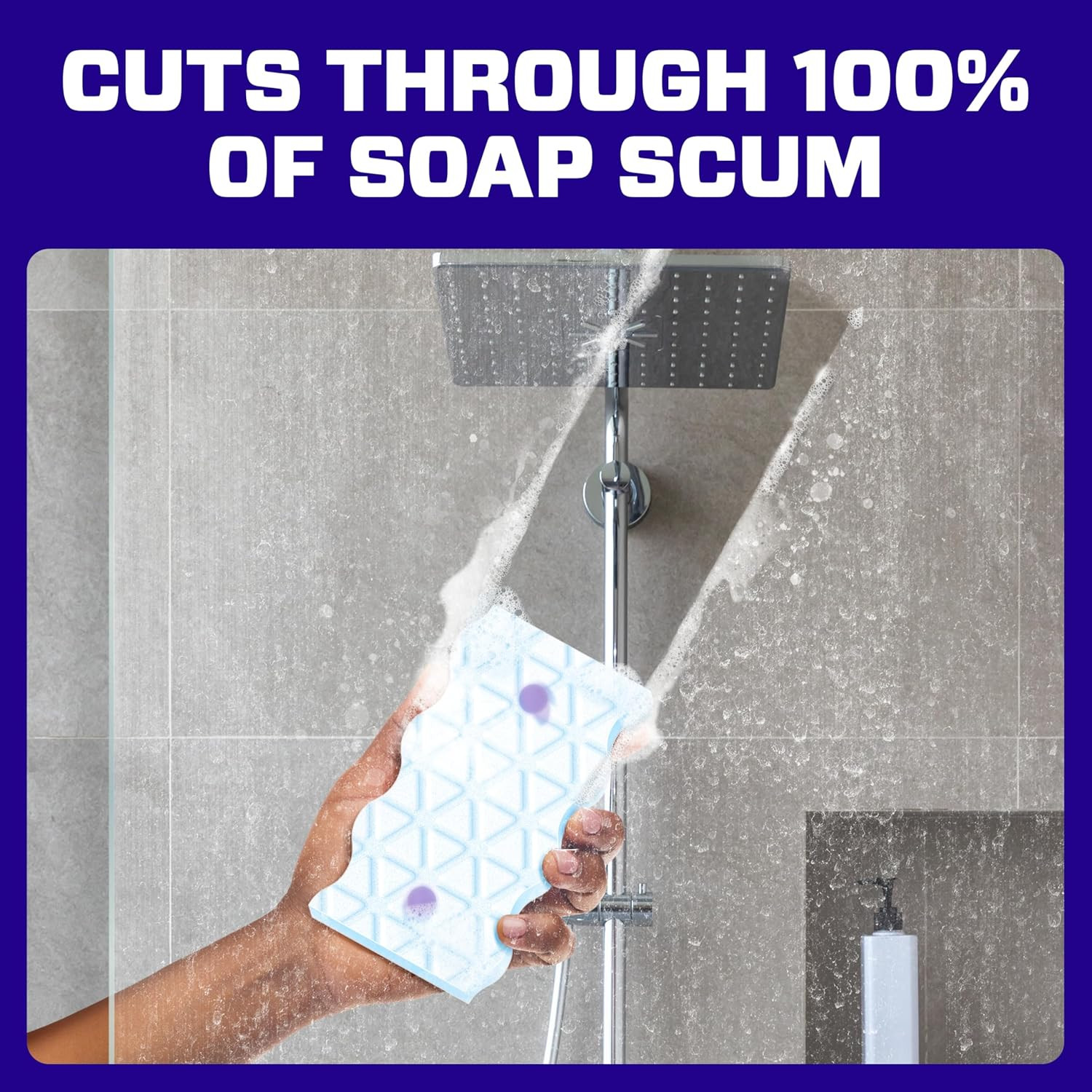 Mr. Clean Magic Eraser Sponge, Bathroom Cleaner, Soap Scum Shower & Tub Cleaner,