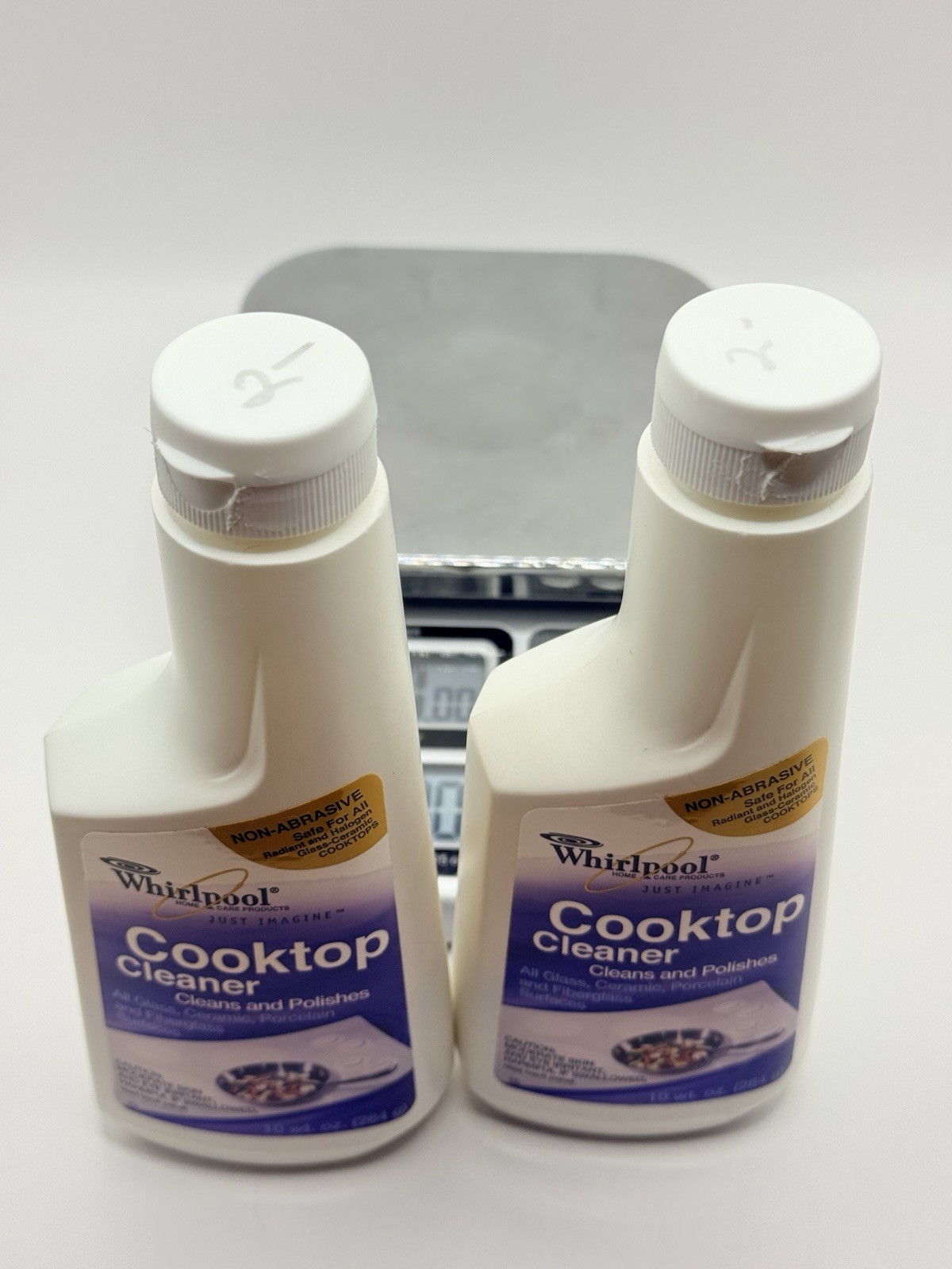 2-Pack Whirlpool Cooktop Cleaner Polish Marble Glass Vintage 2002 Original OEM