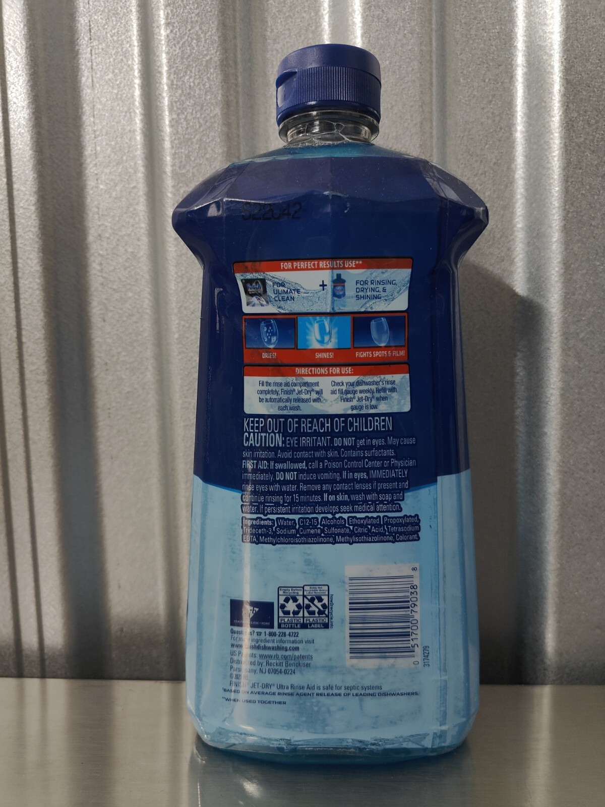 FINISH Rinse AID Jet-Dry Ultra 300 Washes 32 FL OZ (946ml)