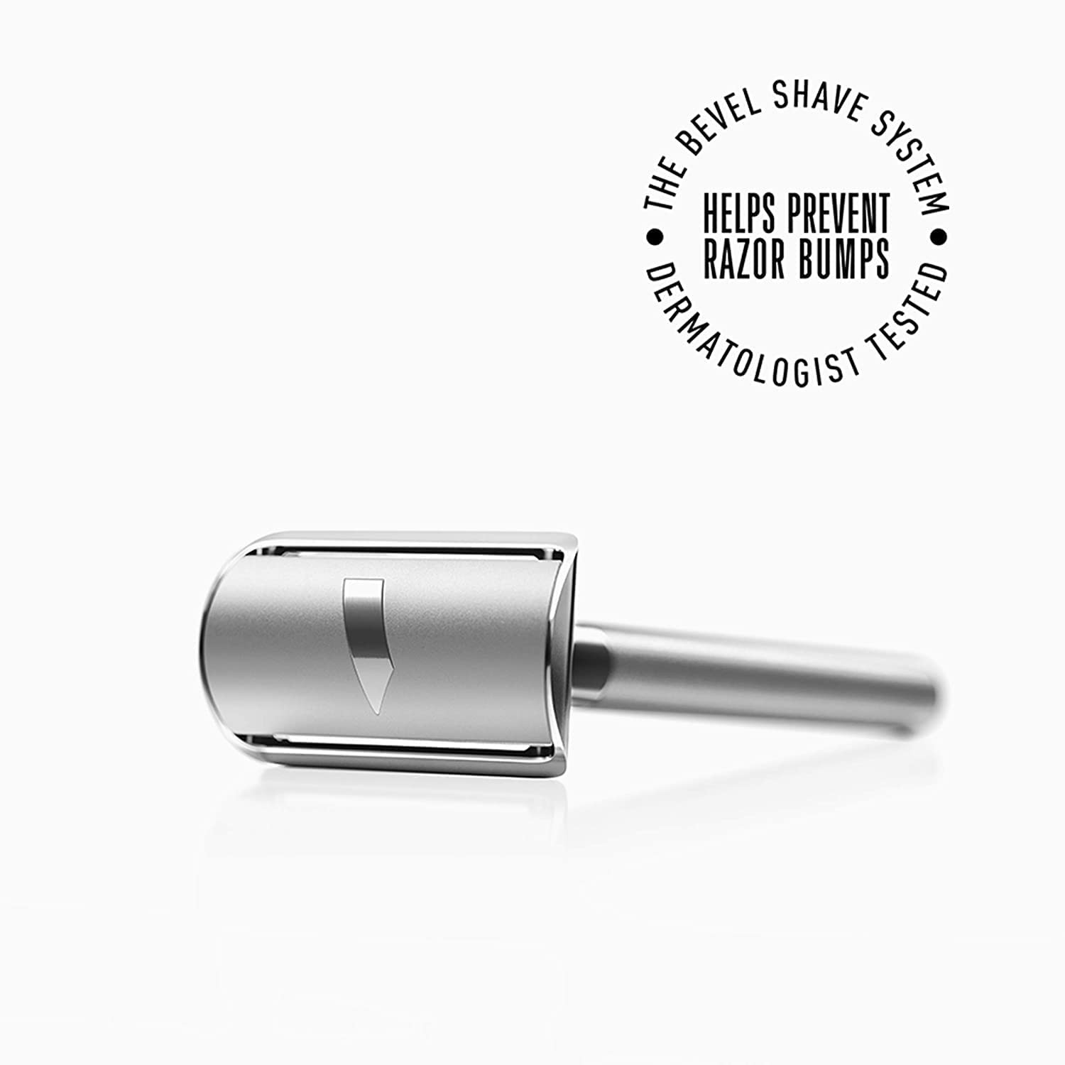 Bevel Safety Razor with Brass Weighted Handle and 10 Double Edge Safety Razor