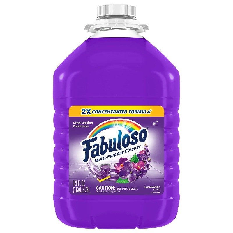 Fabuloso Multi Surface All Purpose Floor Cleaner, Lavender Scent, 128 fl oz