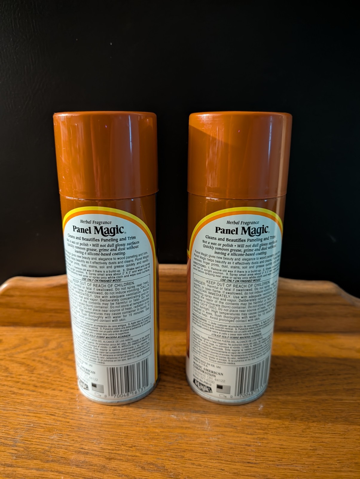 Lot of 2 Vintage Panel Magic 130z Cleans & Beautifies Panel & Trim 95+% Full