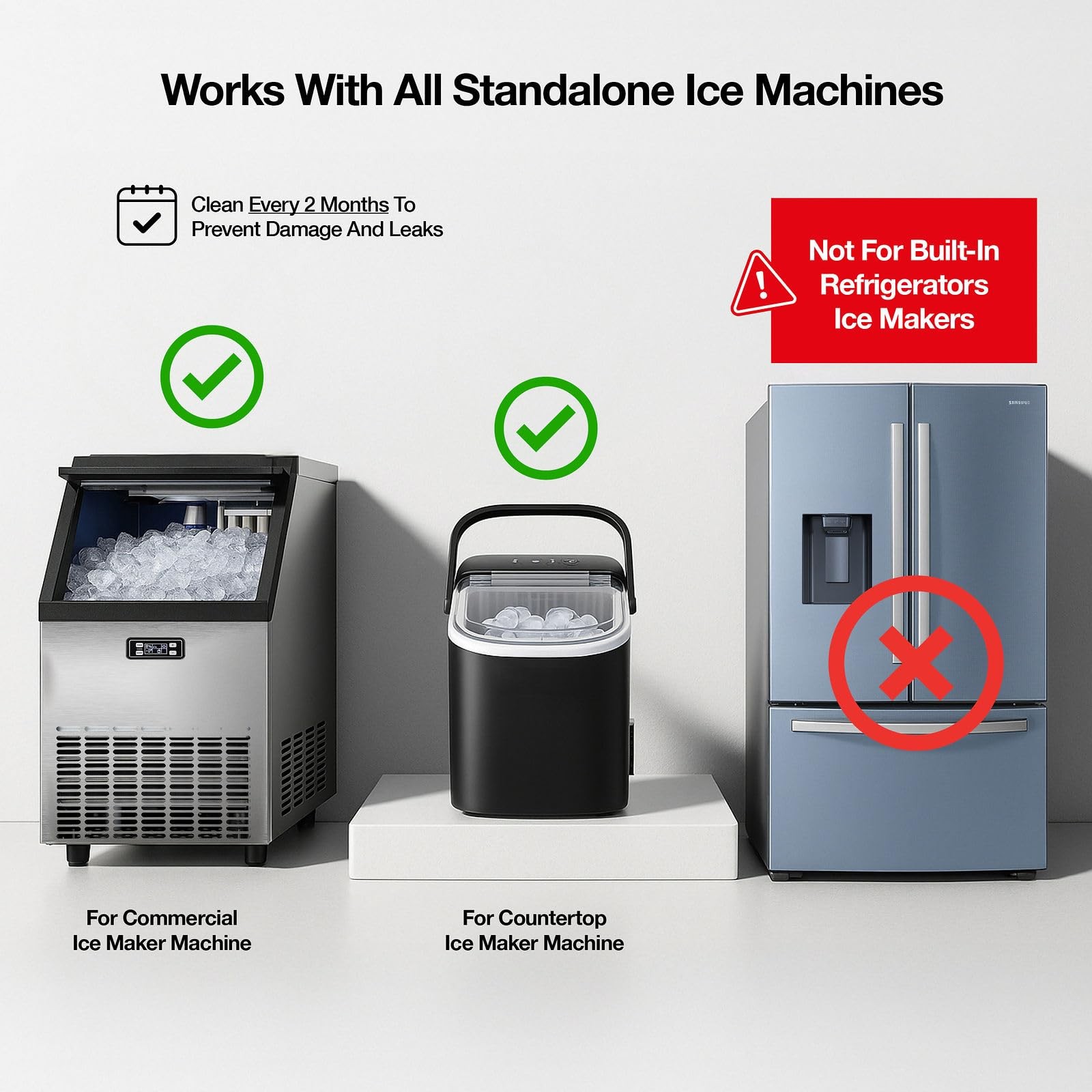 Ice Machine Cleaner and Descaler 32 oz | Ice Maker Cleaner for All Brands; Op…