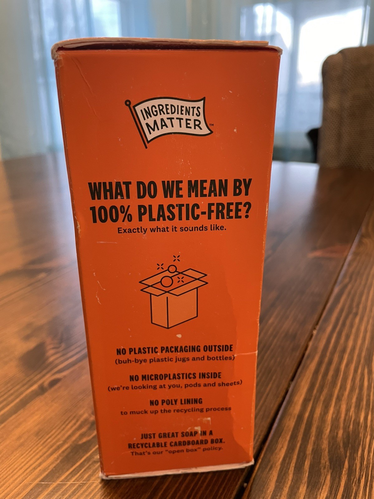 Ingredients Matter Plastic Free Laundry Powder Amber + Sandalwood Scented 30 oz
