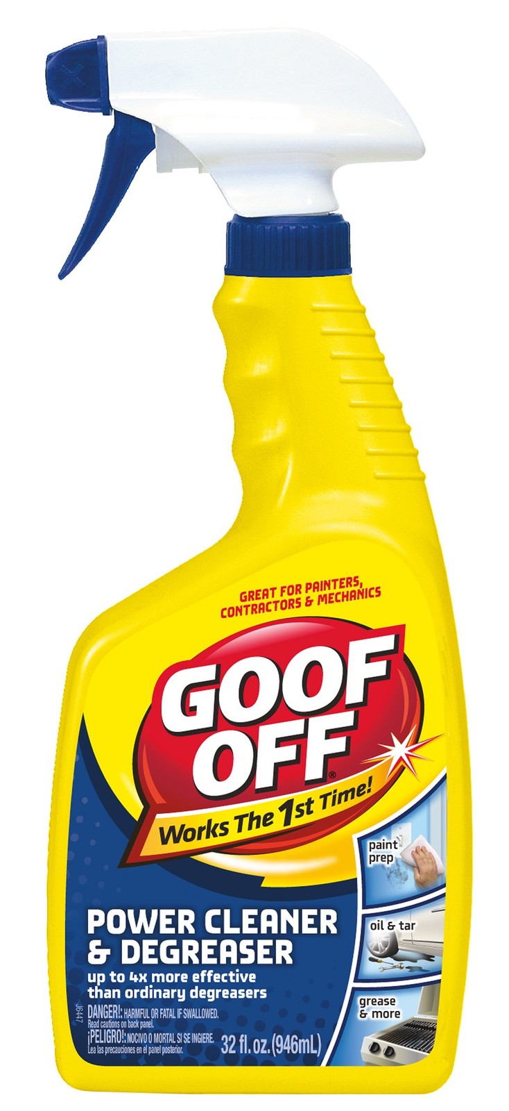 Goof Off No Scent Cleaner and Degreaser Liquid 32 oz (Pack of 6)