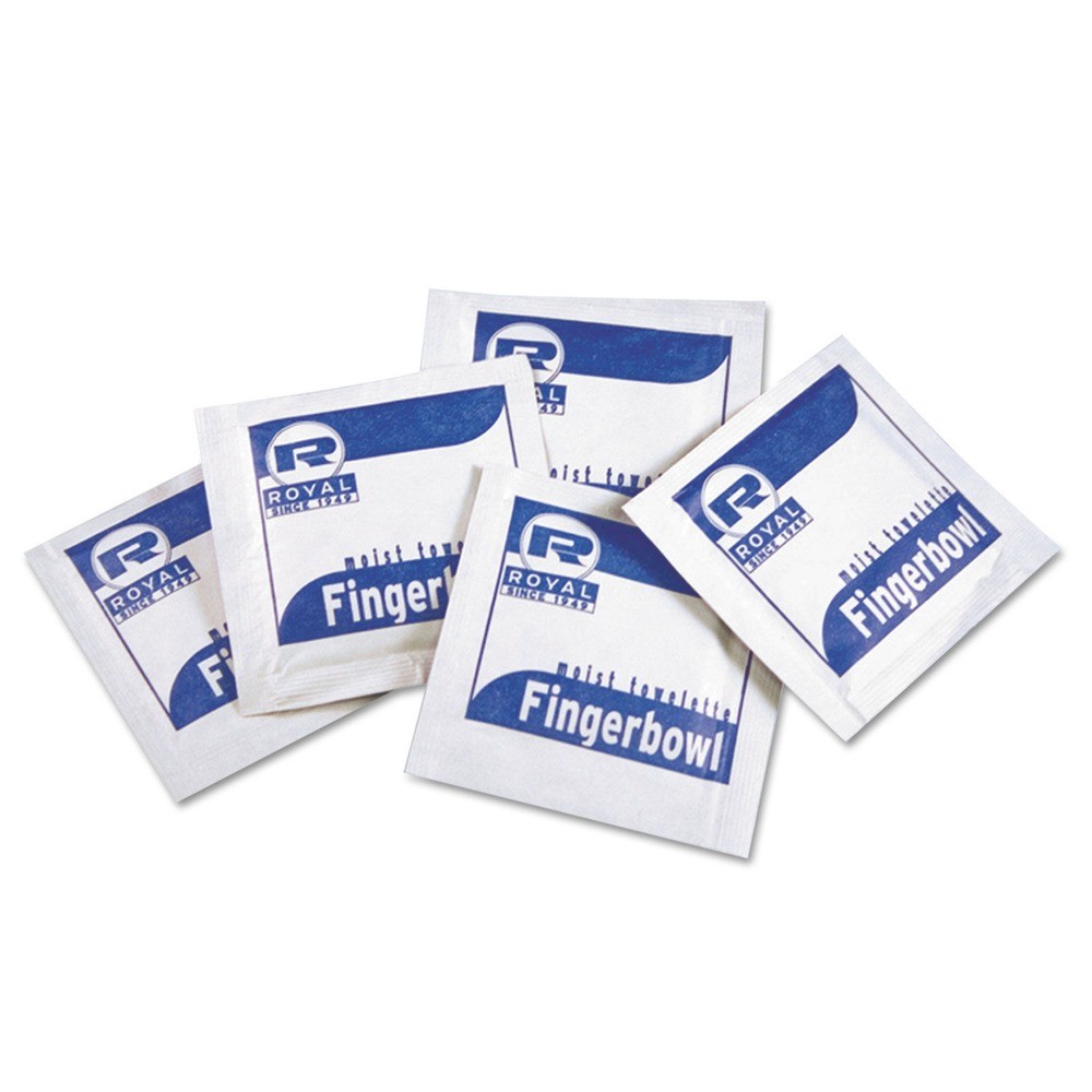 AmerCareRoyal RF1MB 4″ x 6″ Moist Towelettes – Lemon Scent White (1000/CT) New
