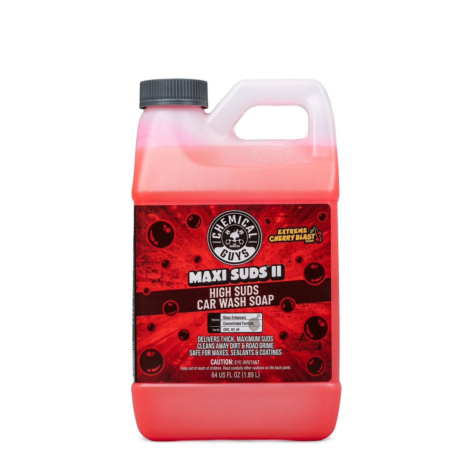 Maxi Suds II Foaming Car Wash Soap – High Foam Car Wash Soap, Cherry Scent Sh…