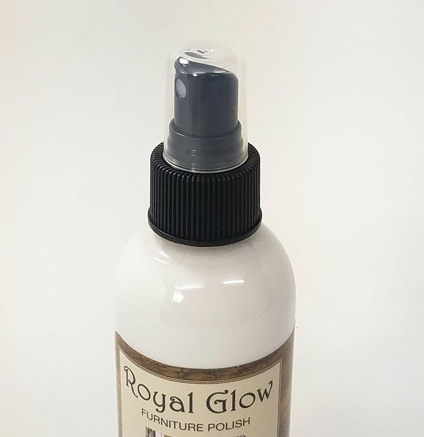 Royal Glow Furniture Polish, 8 oz, Uses Natural Brazilian Carnauba Wax And Oil