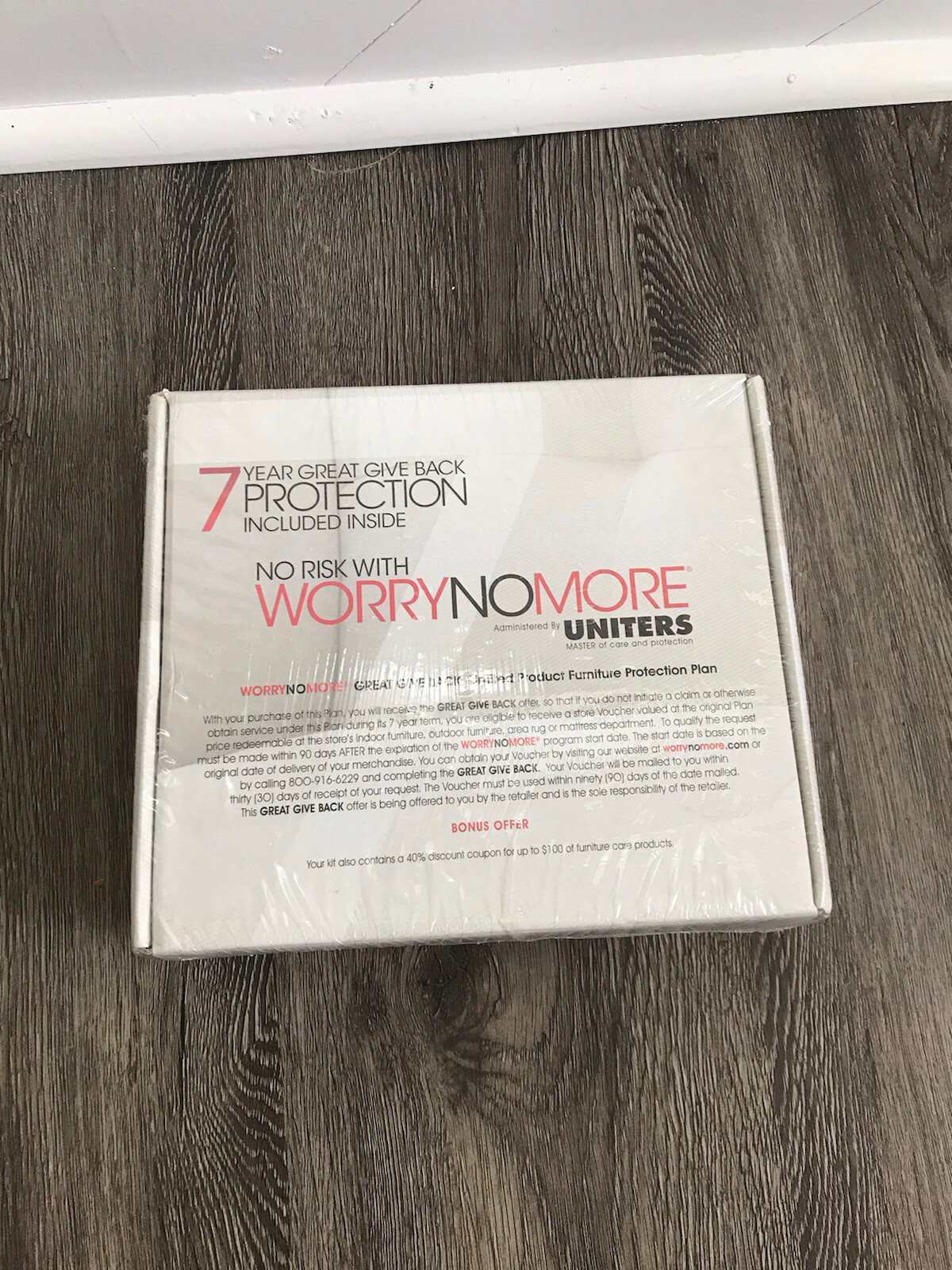 WorryNoMore Furniture Cleaning Protection Kit Microfiber Leather Wood Polish New