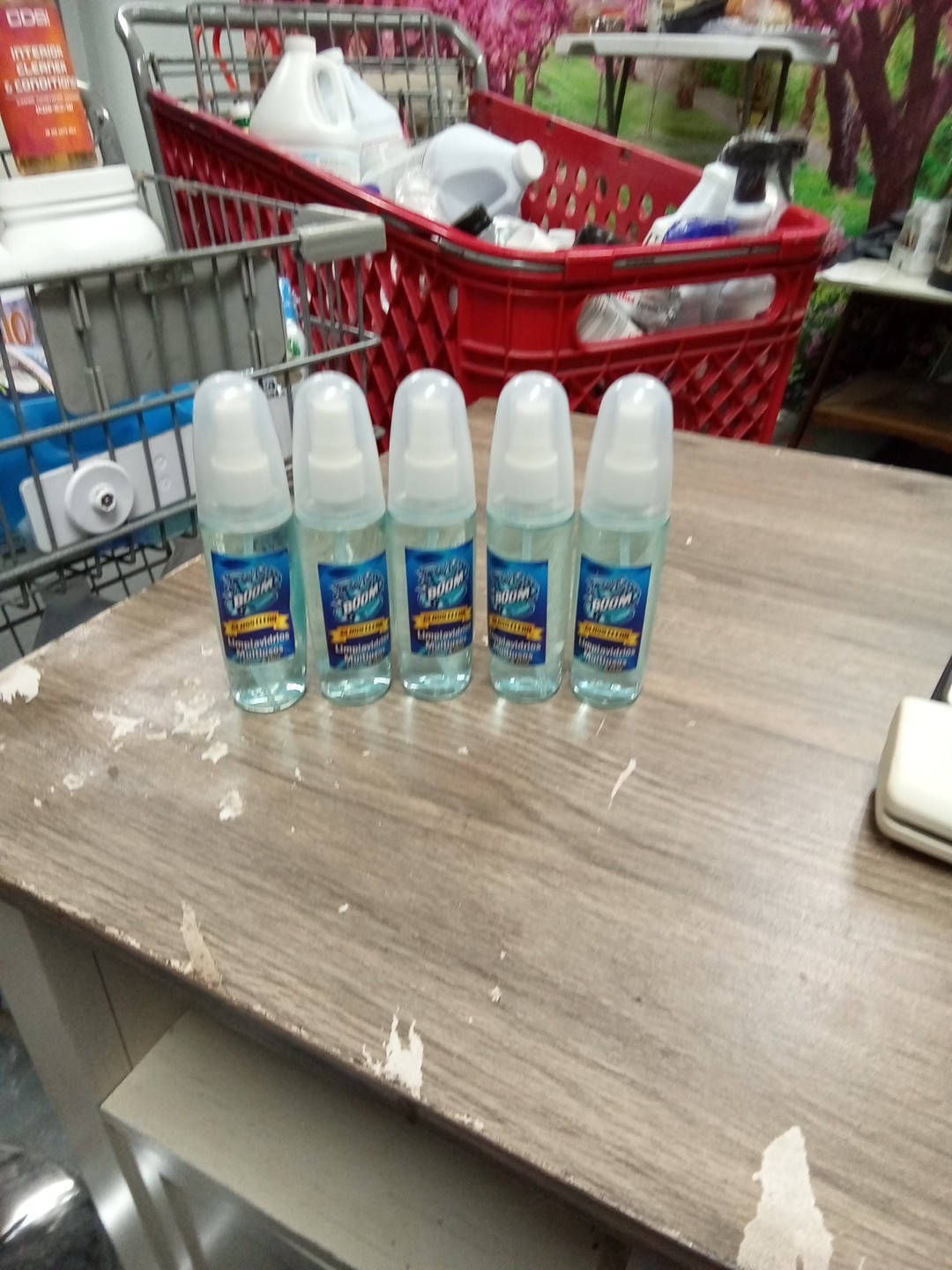 5 Pkg Limpia Vidrios Boom Glas Clean Lemon & Mint 8 Fl Oz 522 Dt
