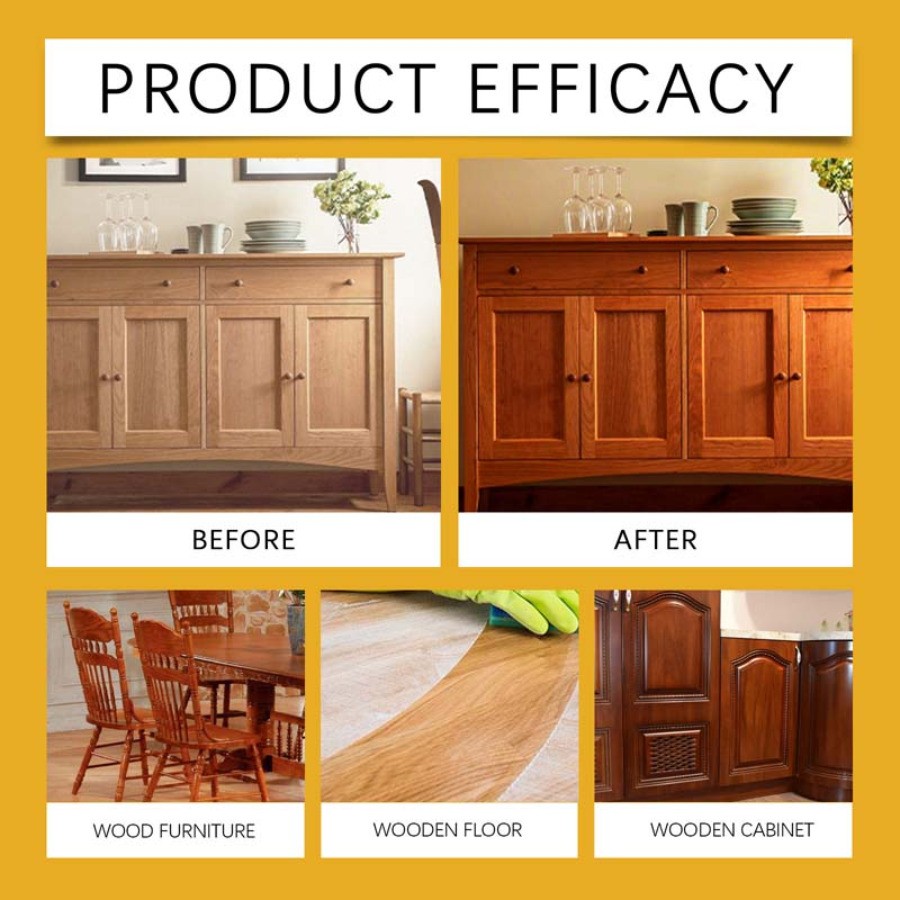 Beeswax Spray, Beeswaxs Essential Oil Wax, Multi-Purpose Furniture Wood Cleaner