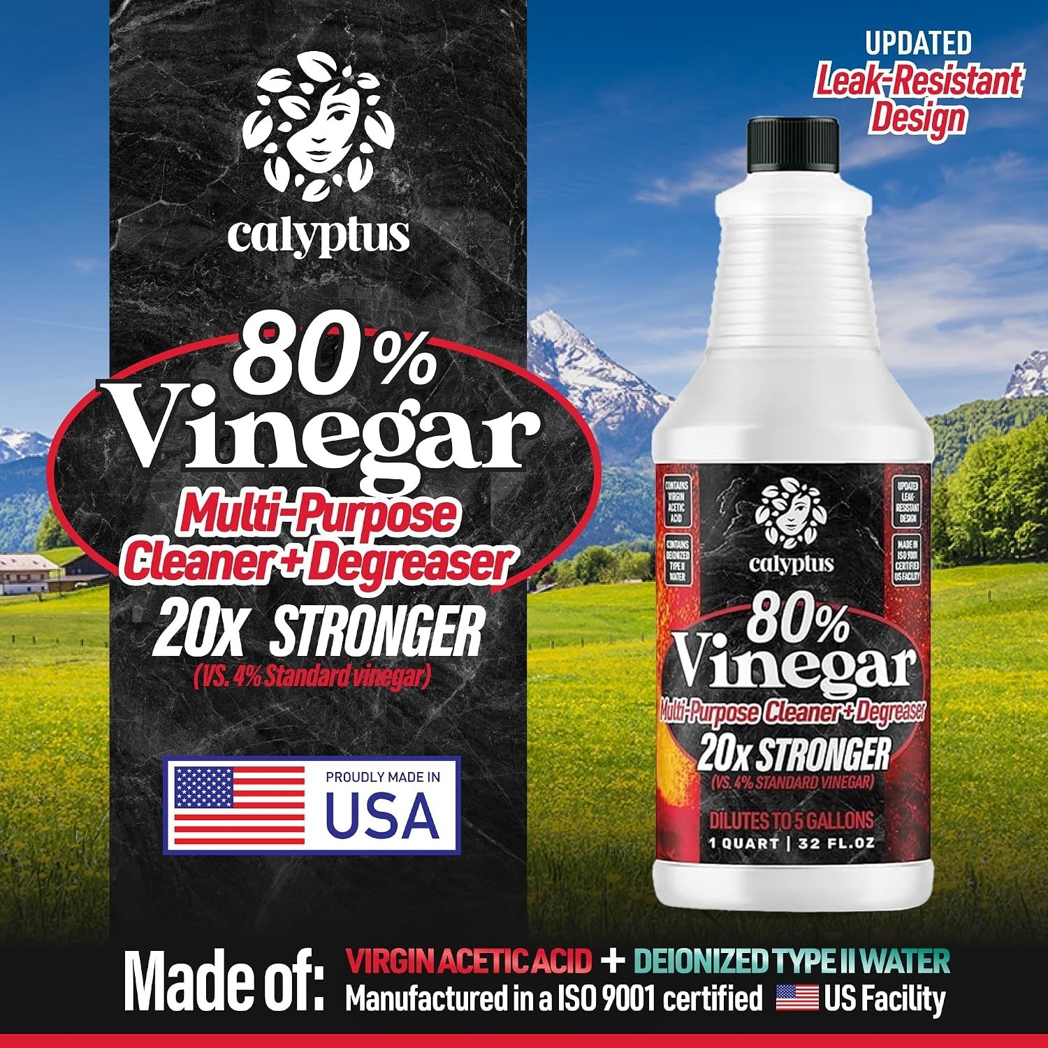 80% Pure Concentrated Cleaning Solution – Eco-Friendly High-Performance Cleaner