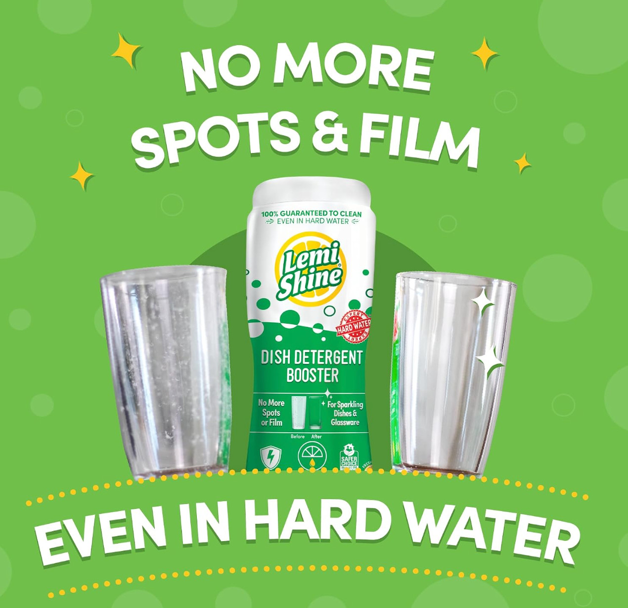 Lemi Shine Dish Detergent Booster Hard Water Remover 10 Oz 3 Pack Free Shipping