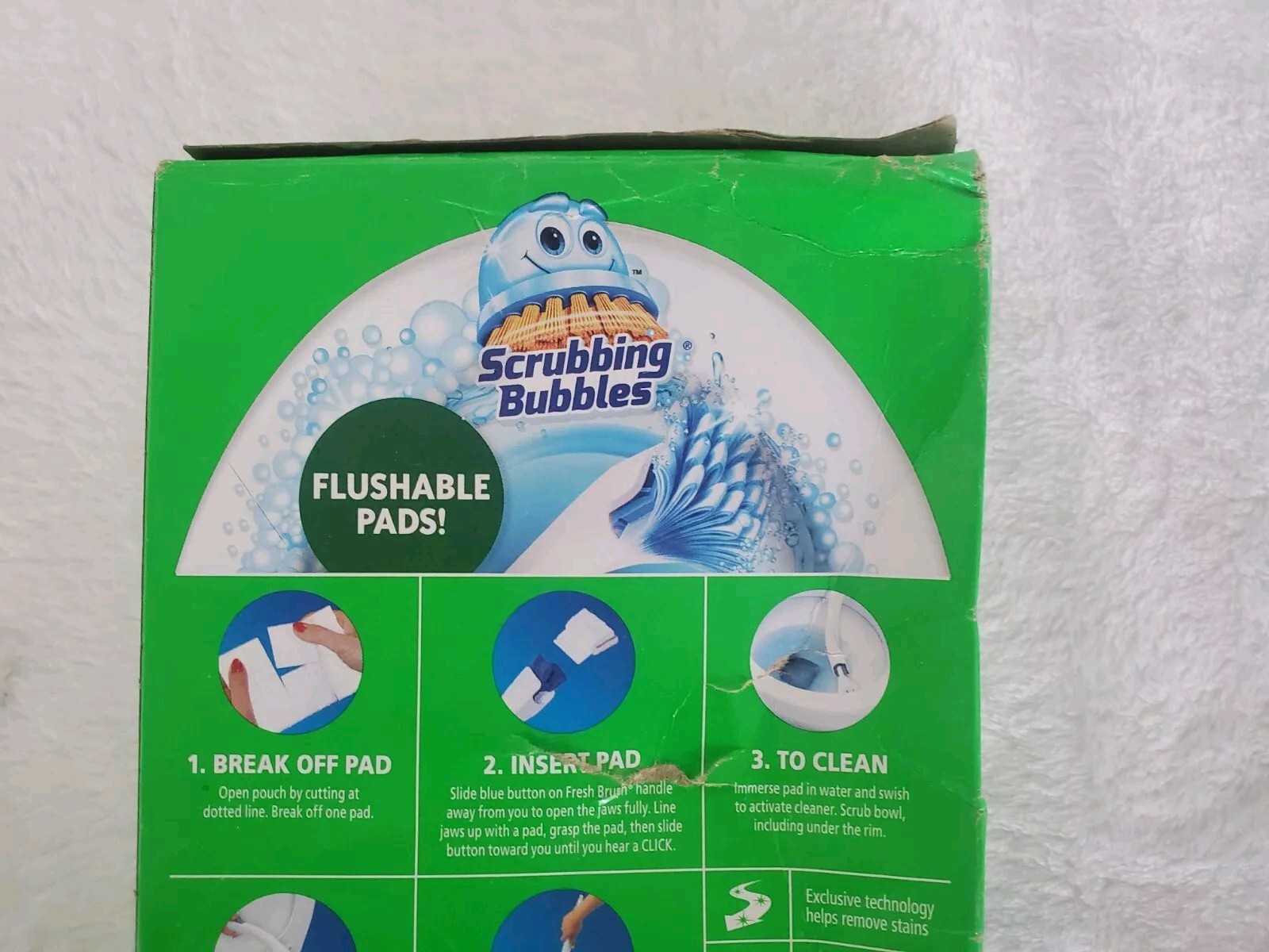 Scrubbing Bubbles Fresh Brush Toilet Bowl Cleaning System Starter Kit Citrus