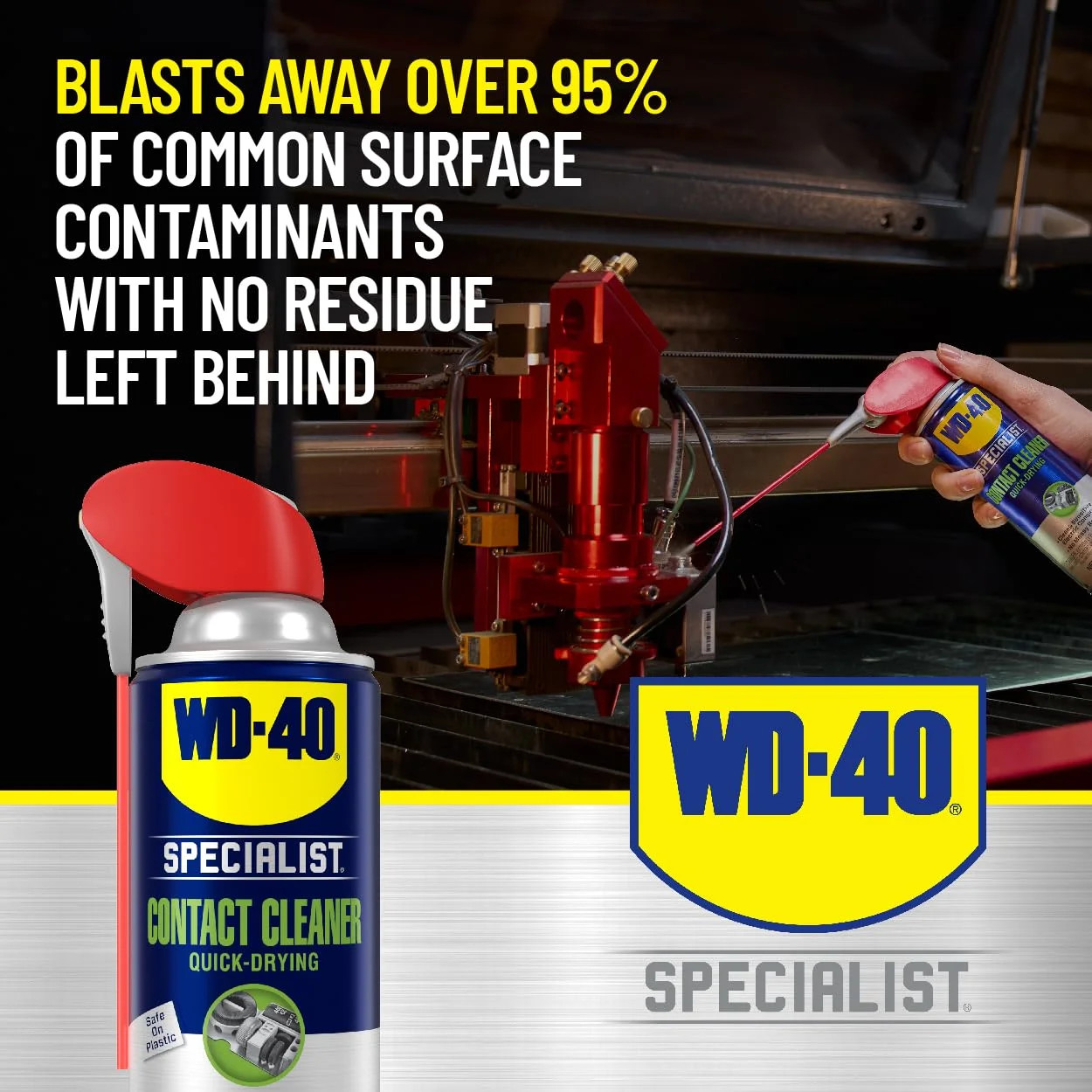 WD-40 Specialist Contact Cleaner Spray with Smart Straw, TWIN PACK, 11 OZ