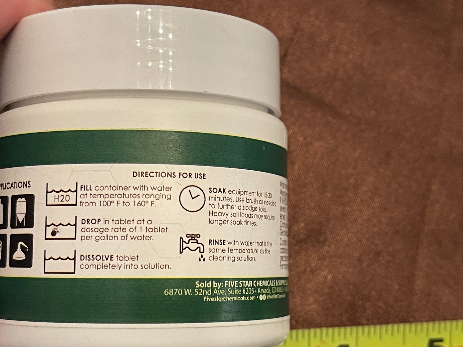 Five Star PBW Alkaline Based Cleaner Tablets 12 count, 10grams each