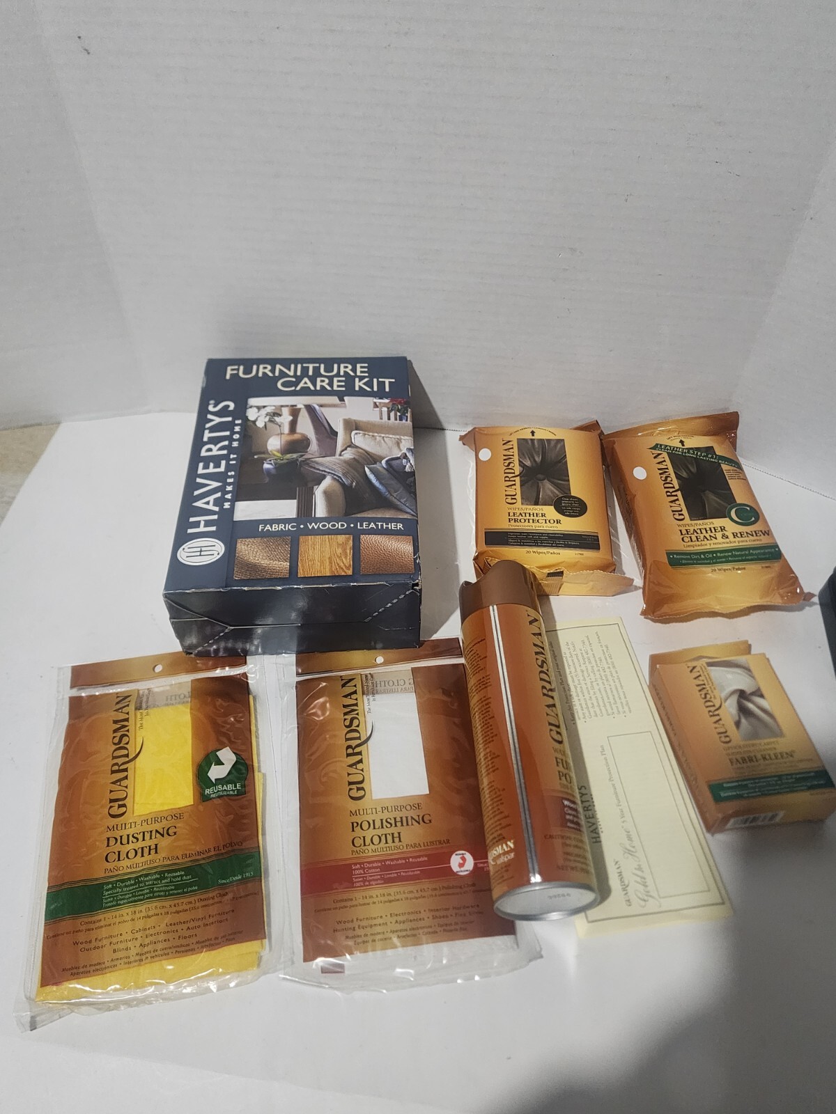 Havertys Guardsman Furniture Care For Fabric Wood Leather Home Cleaning Gold Kit