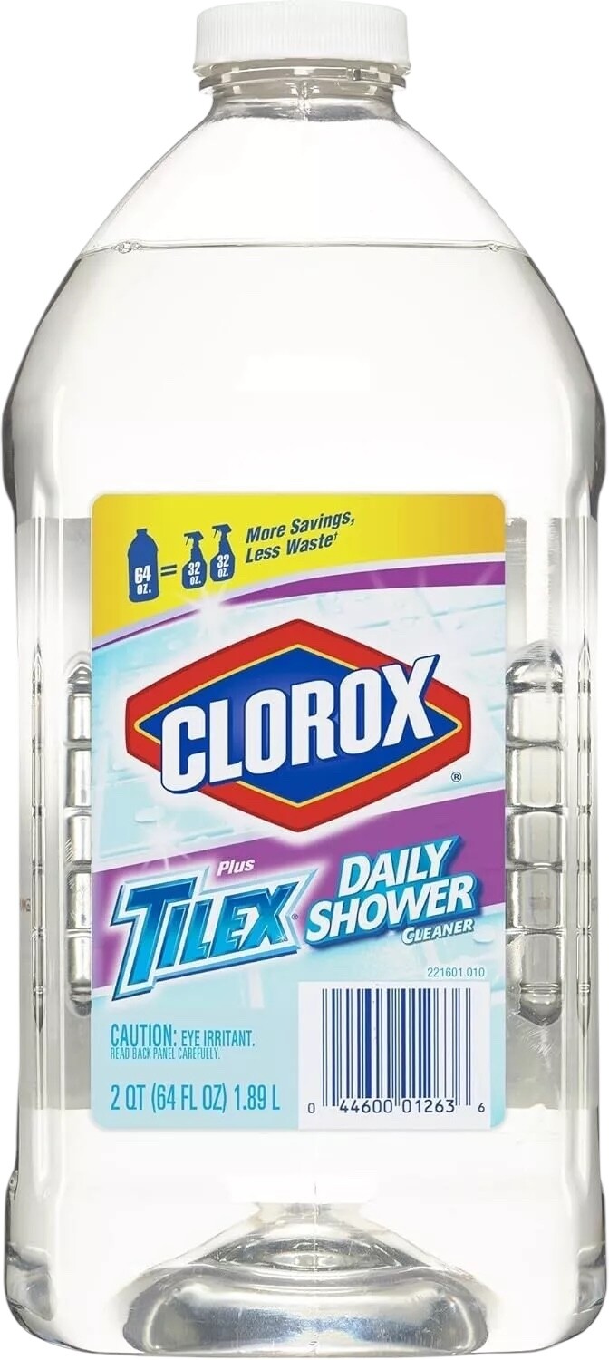 Clorox Tilex Daily Shower Cleaner Fresh Shower Liquid Refill, 1 Bottle, 64 Oz