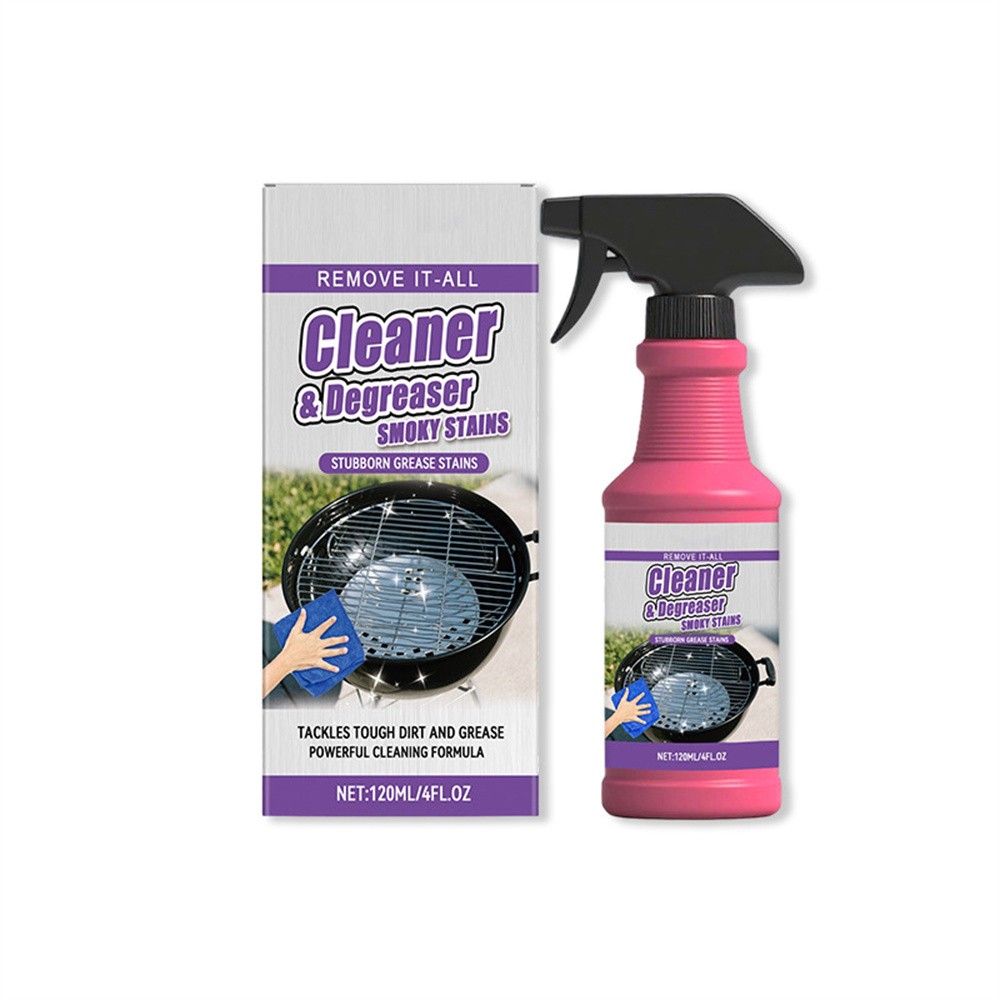 Fast-Acting Heavy-Duty Max Grill Degreaser Spray BBQ Cleaner Grease Remover