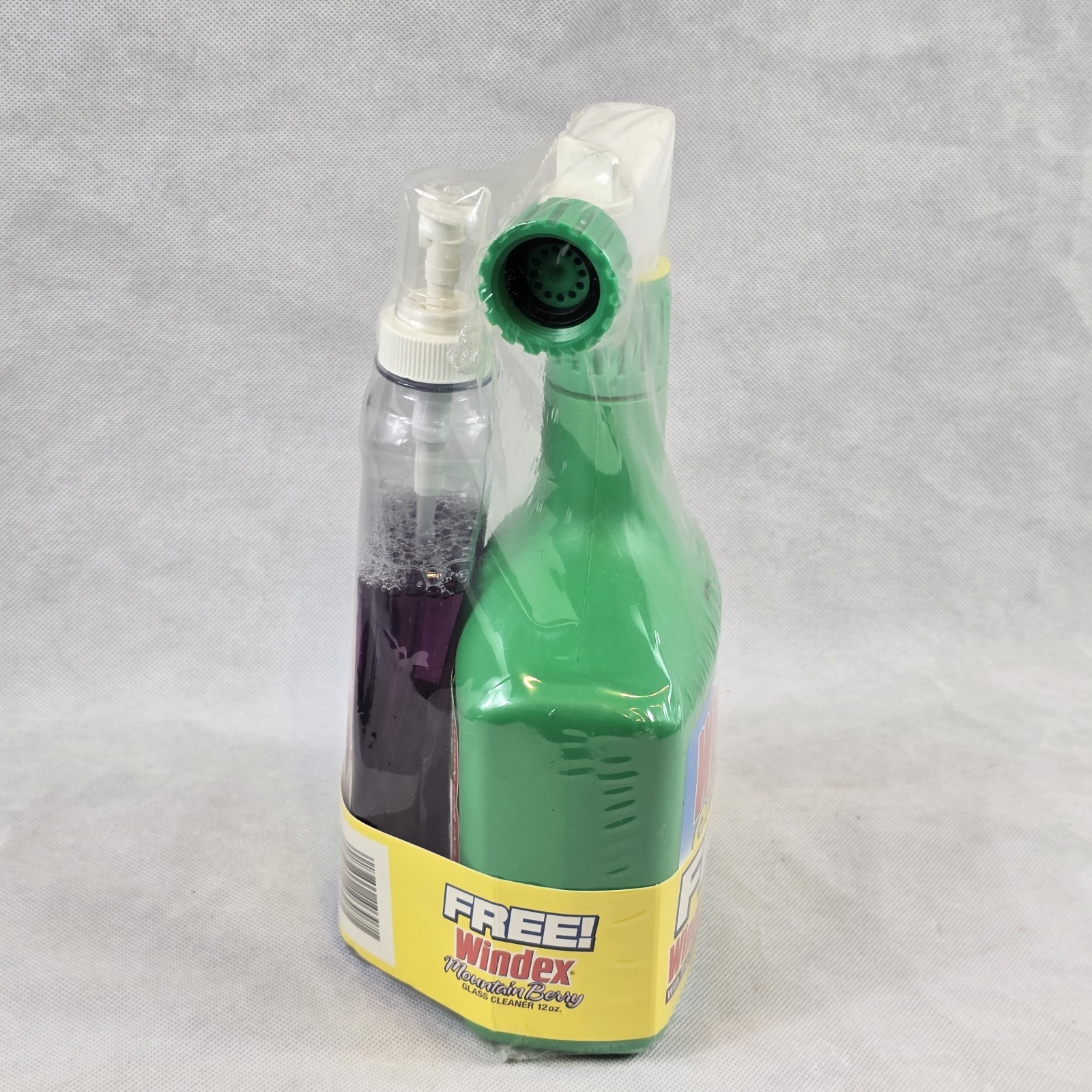 Vintage Windex OUTDOOR Glass Cleaner Hose Spray With Mountain Berry Combo