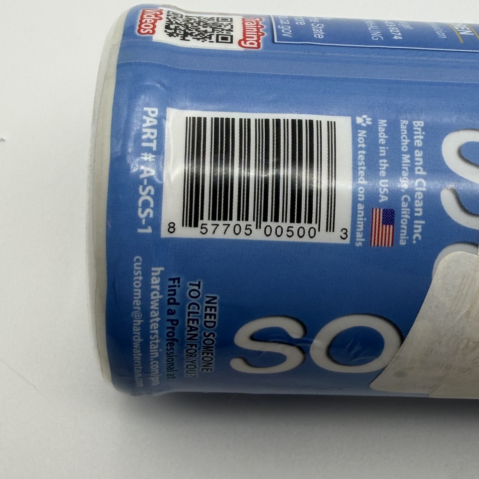 Brite & Clean Ultimate Hard Water Stain Remover Powder 6 oz / 170g Made in USA