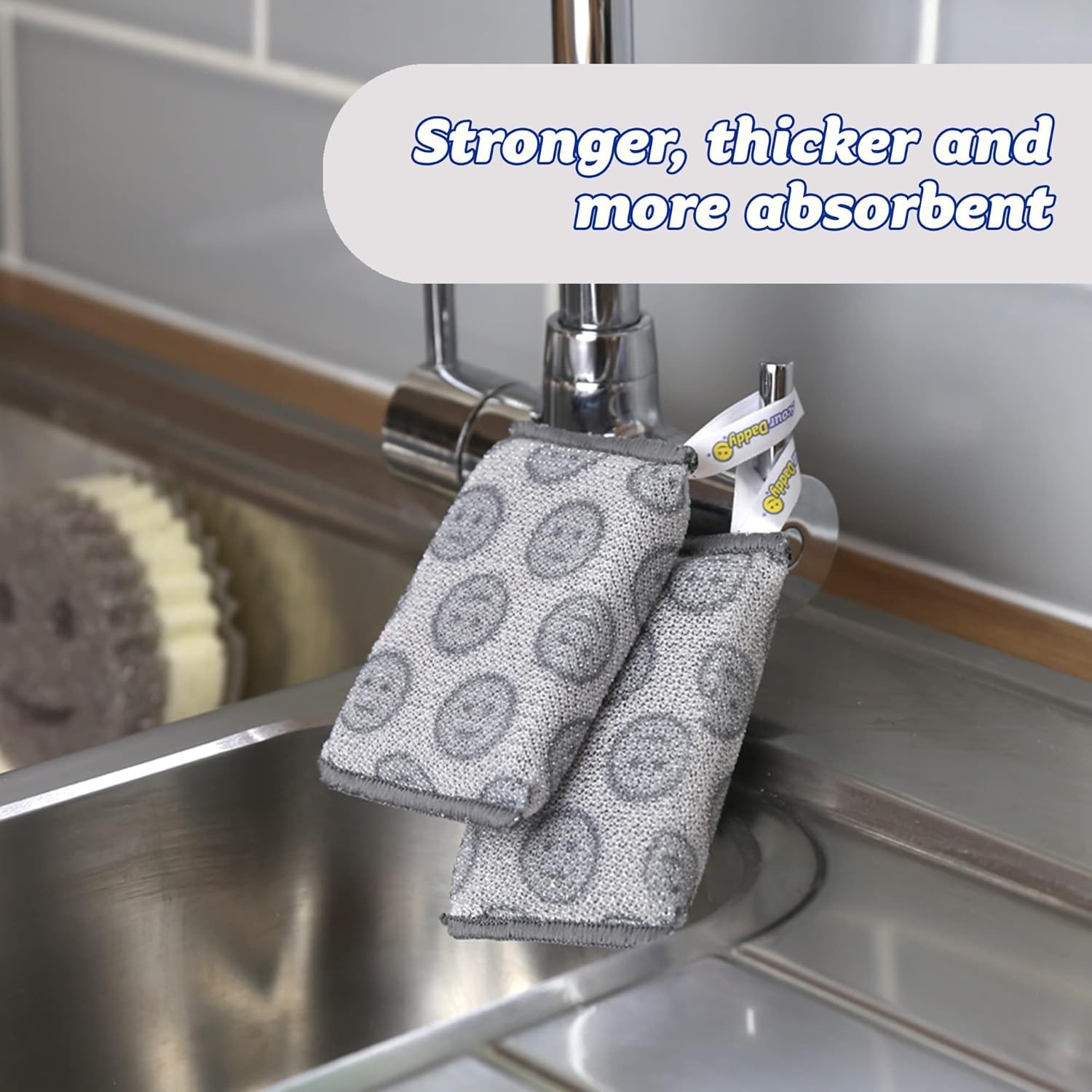 Scour Daddy Style, Scourers Non Scratch Scrubbing Sponge, Scouring Pads, Kitchen