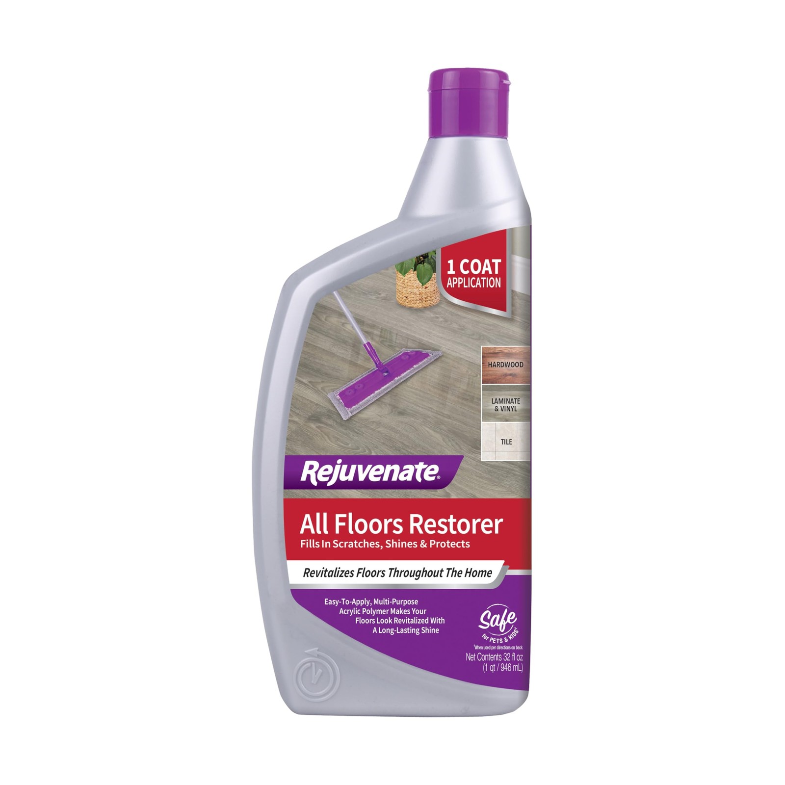 All Floors Restorer Fills Scratches, Shines And Protects All Floor Types, Inc…