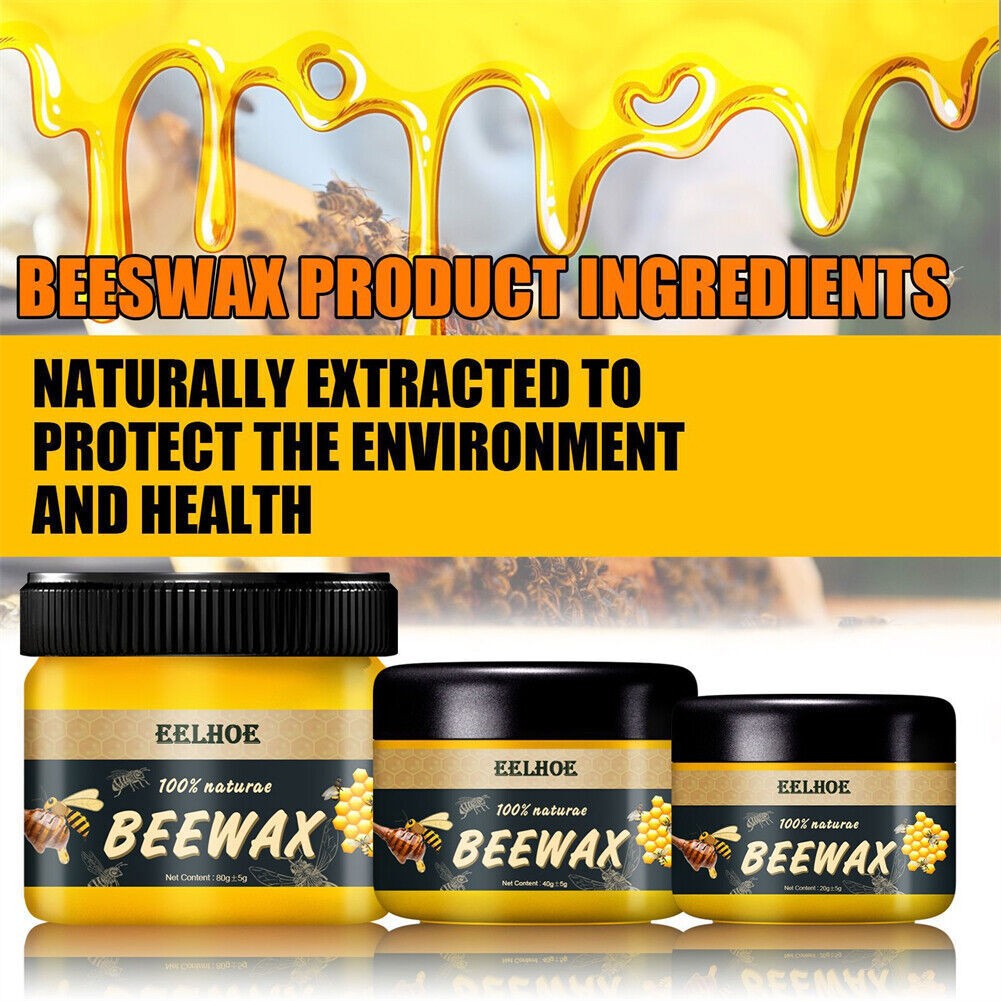 1/4PK Wood Seasoning Beewax Complete Solution Furniture Care Beeswax Nature 80G