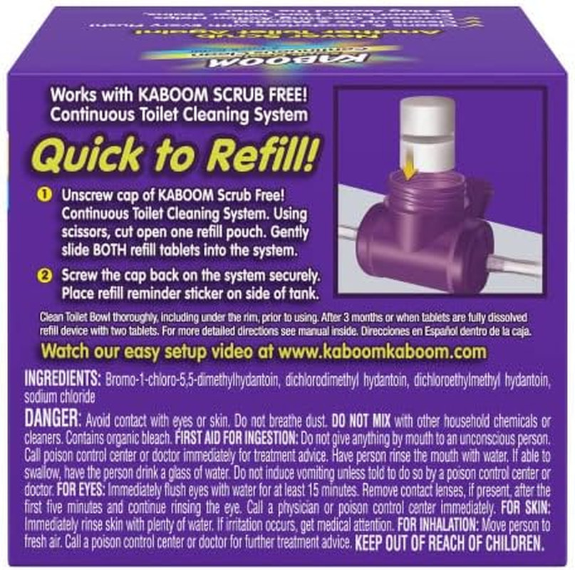 Scrub Free! Continuous Clean Toilet Cleaning Refill Tablets (2 Count per Package