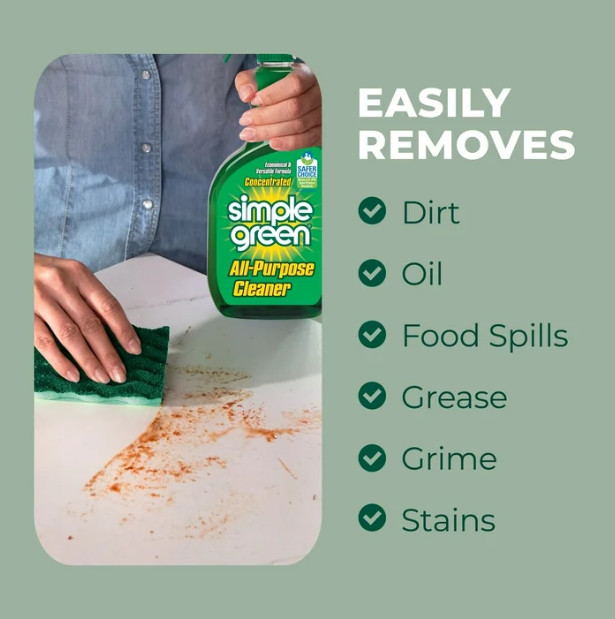 Simple Green All-Purpose Cleaner Concentrate, Spray Bottle, Original, 32 fl. Oz
