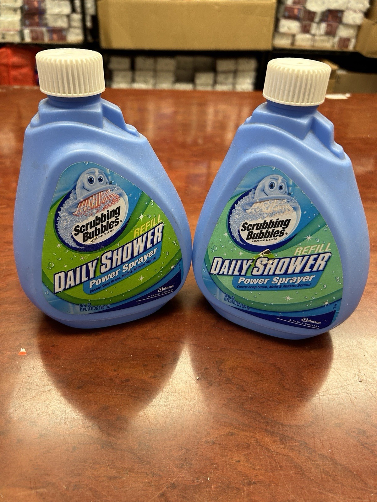 2x Scrubbing Bubbles 30oz Automatic Daily Shower Cleaner Refill Power Sprayer