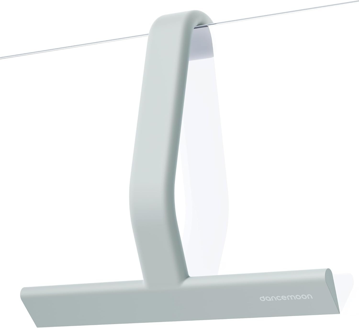 Dancemoon Justhang Shower Squeegee for Glass Doors, All-In-One Piece Silicone Sq