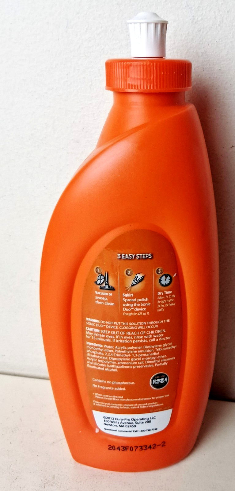 SHARK Wood Hard Floor Polish High Gloss Restores and Protects 16 oz SEALED