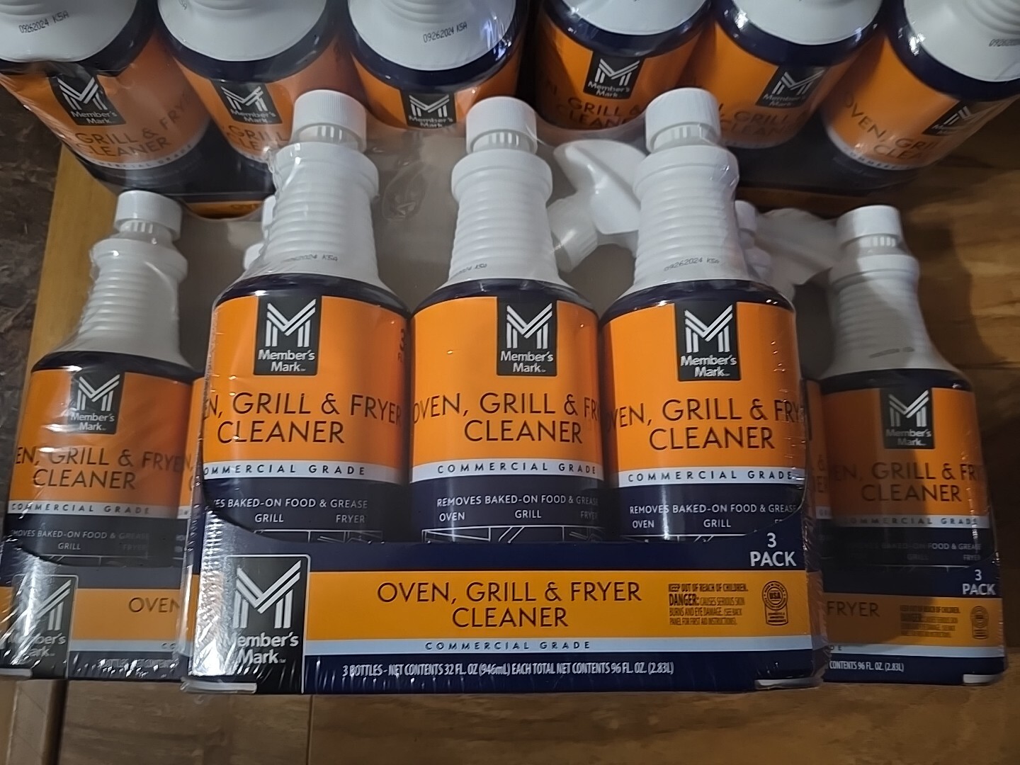 Members Mark Oven, Grill, & Fryer Cleaner Commercial Grade 3pks
