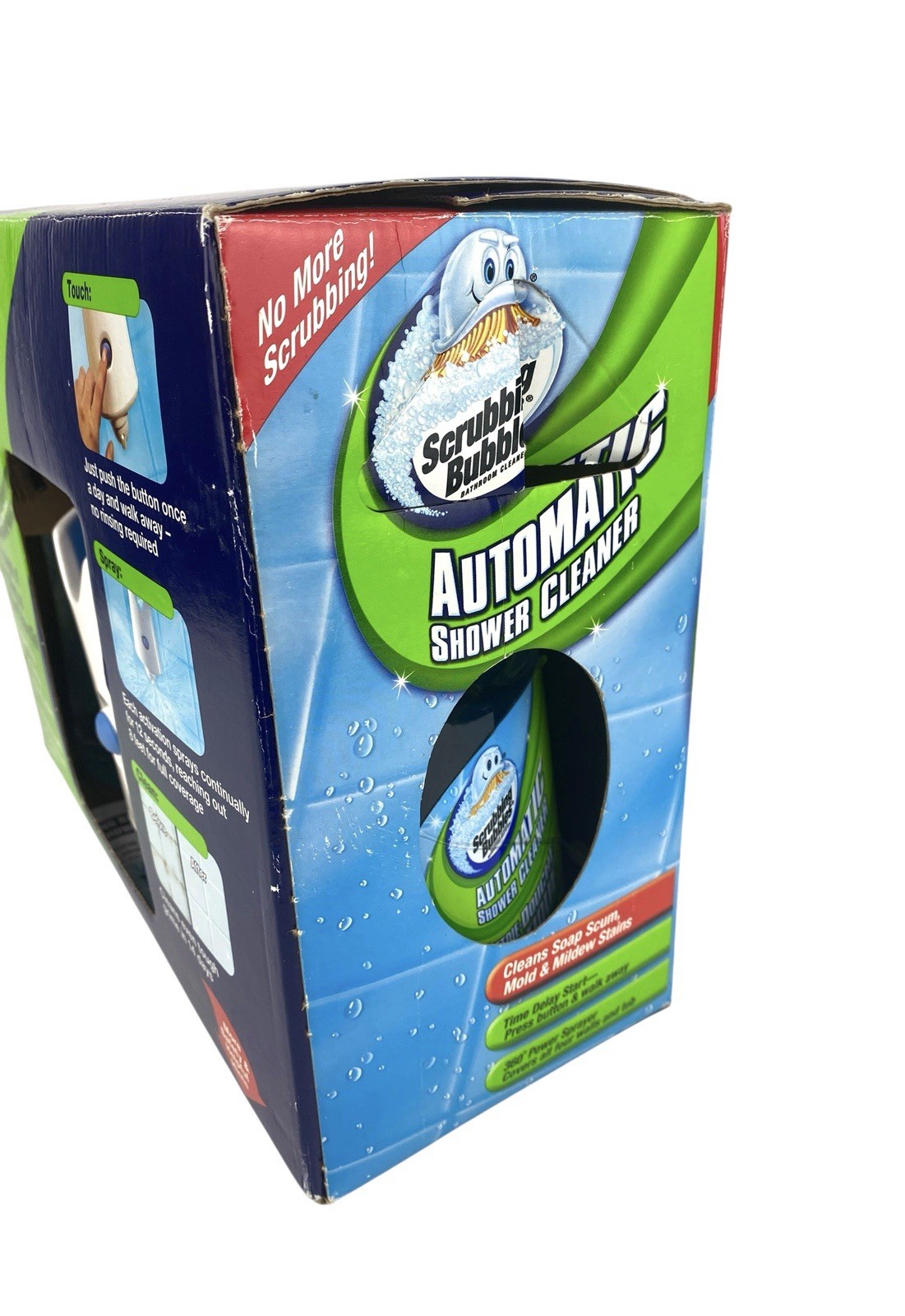 Scrubbing Bubbles Automatic Shower Cleaner Sprayer Kit 2 Refill Bottles READ