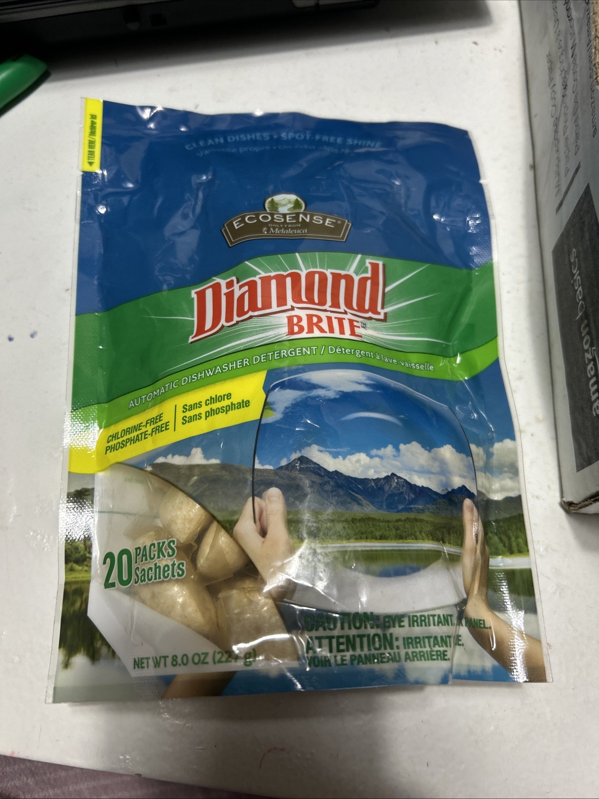 NEW DIAMOND BRITE Melaleuca DISHWASHER DETERGENT 20 PK EA PODS Eco Sense Sealed
