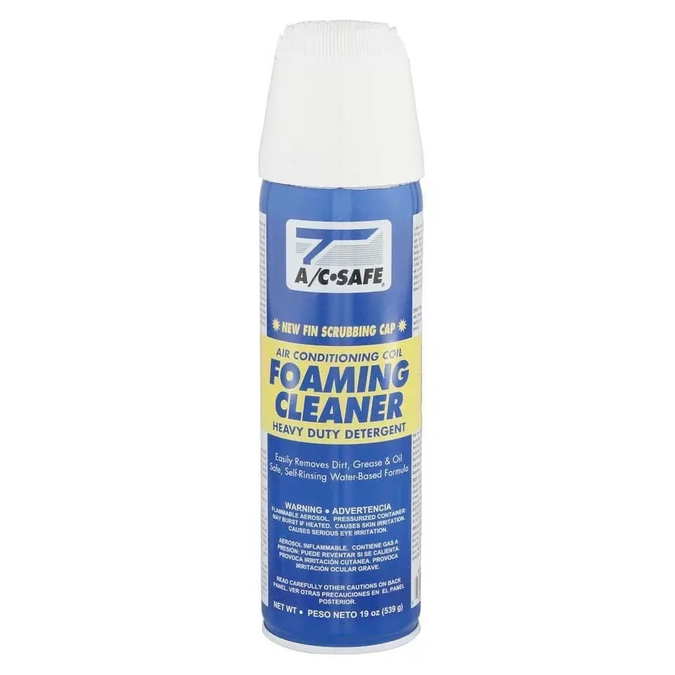 AC Air Conditioner Foaming Coil Cleaner Condenser Evaporator Spray Can 19 oz