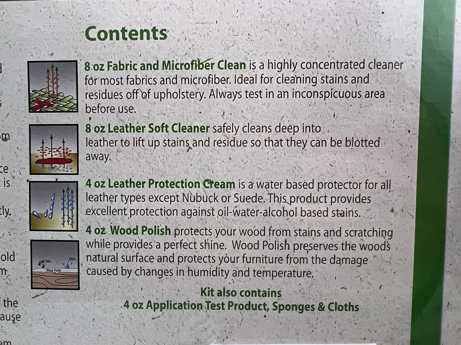 Worrynomore Worry No More Leather Microfiber Wood Furniture Care Cleaner Kit New