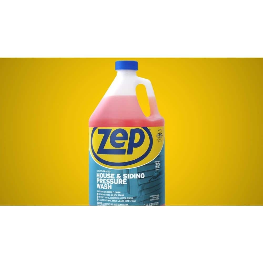 NEW ZEP House Siding Pressure Wash Concentrate Cleaner 1 gal for Wood Vinyl Alum