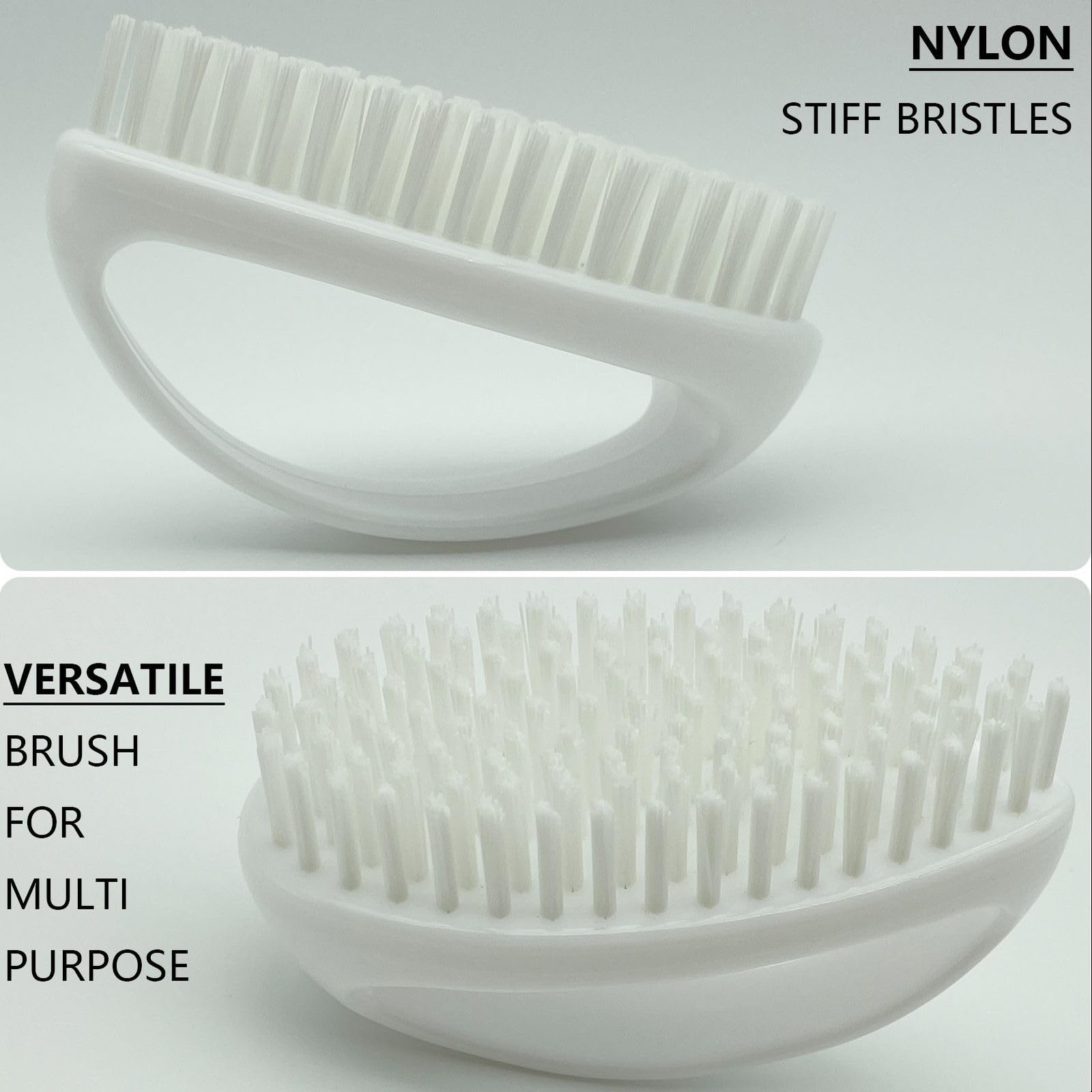 GKETN Scrub Brush for Cleaning Scrubbing Heavy Duty Stiff Nylon Bristles Clea…