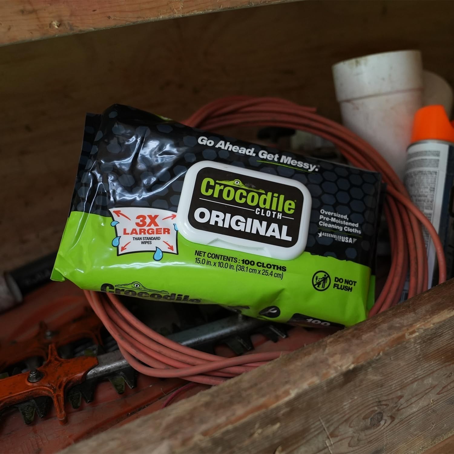 100 Count Multi-Surface Wipes, Heavy-Duty for Automotive and Industrial Use
