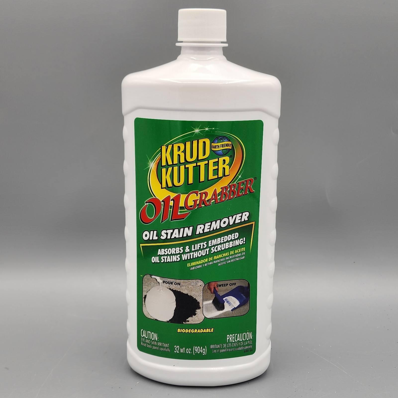 Krud Kutter Oil Grabber Stain Remover Absorbs Lifts Stains Biodegradable 32oz