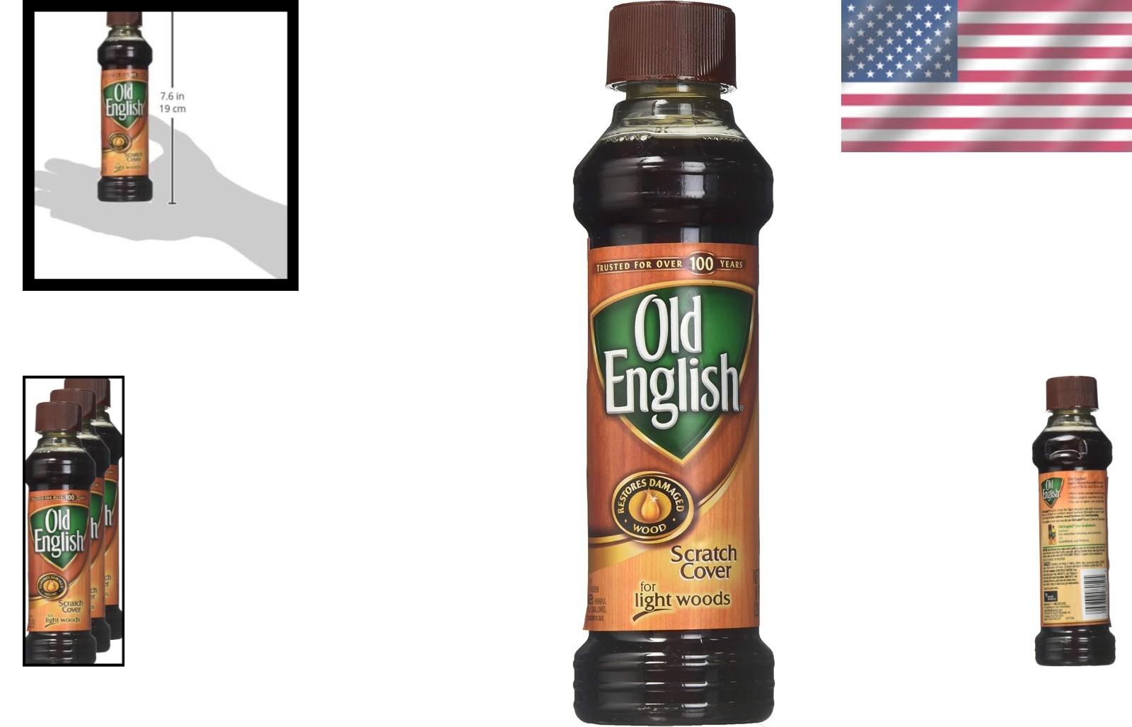 8 Fl Oz Bottles of Unscented Wood Scratch Cover – Pack of 3 for Light Woods