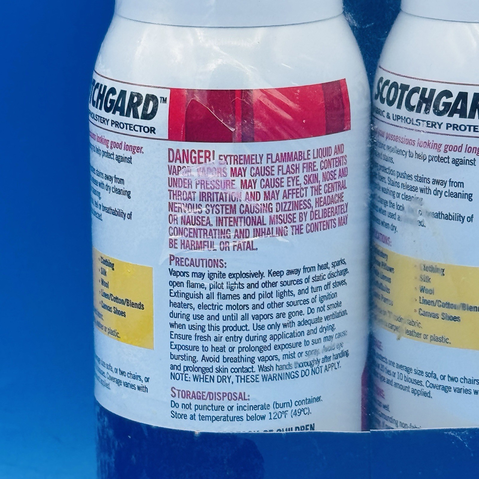 Scotchgard 3M Fabric & Upholstery Protector & Cleaner 2 Pack USA SEALED NEW