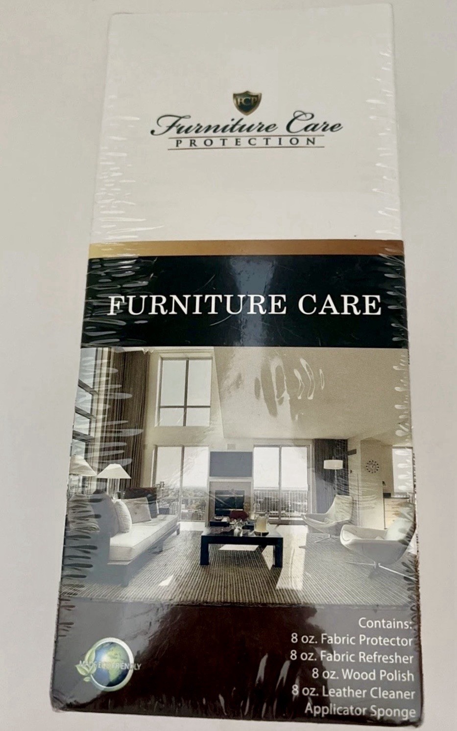 FCP Furniture Care Protection Kit Leather Fabric Wood Factory Sealed Box
