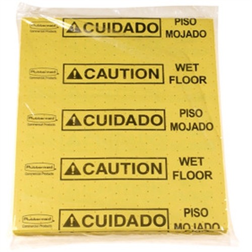 Rubbermaid Over the Spill Large PP Station Pad Yellow 20″ L x 16.5″ W | 25/Pack