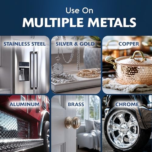 Nevr Dull All Metal Wadding Polish, Chrome and Metal Cleaner for Single Single