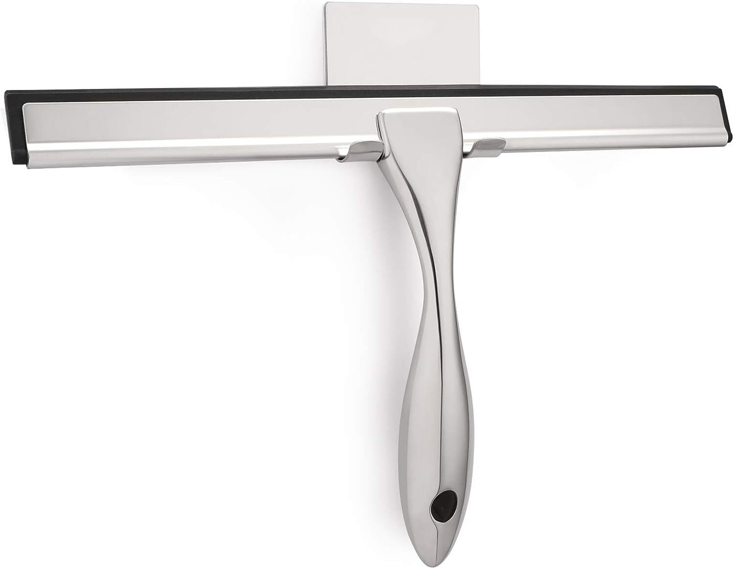 HIWARE All-Purpose Shower Squeegee Shower Doors Cars Stainless Steel12 inches